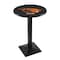 Holland Bar Stool Co 42" Blk Wrinkle Oregon State Pub Table L217B4228OregSt - alternate 1